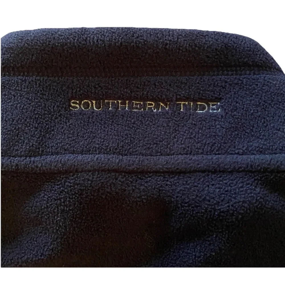 SOUTHERN TIDE‎ Boys Hucksley Vest True NAVY Blue Size Large L 12 14 GUC UNIFORM